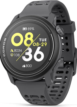 COROS PACE 3 GPS Sport Watch - Lightweight, Comfortable Running Watch, 17-Day Battery Life, Accurate GPS, Heart Rate Monitor, Navigation, Sleep Tracking - Black Silicone