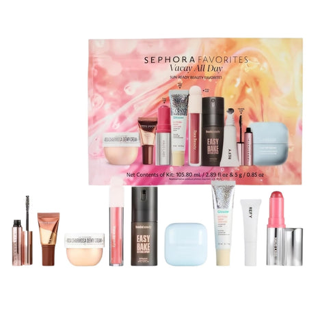 Sephora Favorites Limited Edition Vacay All Day 9-Piece Makeup & Skincare Value Set