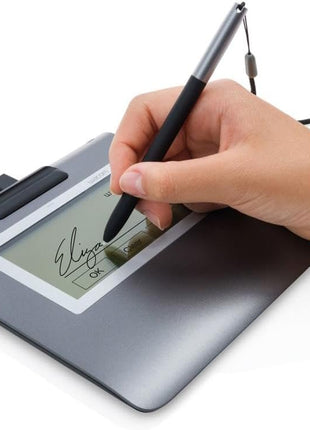 Wacom 4.5-Inch LCD USB 2.0 Electromagnetic Signature Pad, Silver (STU-430) STU430