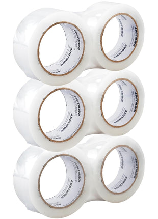 AUDTMWH Packing Tape Refills, Clear, Packaging Tape Heavy Duty Designed for Moving, Shipping and Packing, Mailing,1.88 inch x 60 yds, 2 Rolls