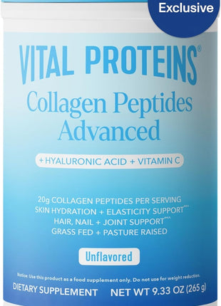 Vital Proteins Collagen Peptides Powder Unflavored 19.3OZ and Bovine Colostrum Supplement 90 Capsules