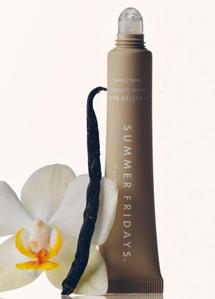 Summer Fridays Lip Butter Balm - Conditioning Lip Mask and Lip Balm for Instant Moisture, Shine and Hydration - Sheer-Tinted, Soothing Lip Care - Vanilla (.5 Oz)