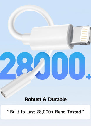 [Apple MFi Certified] 2 Pack Lightning to 3.5 mm Headphone Jack Adapter, iPhone Aux Adapter Converter Dongle Audio Cable Compatible with iPhone 14 13 12 11 X XS 8 7