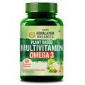 Vlado's Himalayan Organics Vegan Omega-3 Capsules with plant based Multivitamin with Vitamin B1,B2,B3,B5,B6,B7,B9,B12, C, D3, E, K2, Chromium, Magnesium, Zinc, EPA & DHA - 60 veg capsules