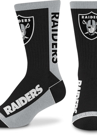 For Bare Feet NFL Unisex Kids Nfl Mvp Crew Sock Youth