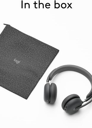 Logitech Zone Wireless 2 Premium Noise Canceling Headset - Graphite | Certified for Microsoft Teams, native Bluetooth, Fast Pair, engineered for Intel Evo laptops, premium noise canceling