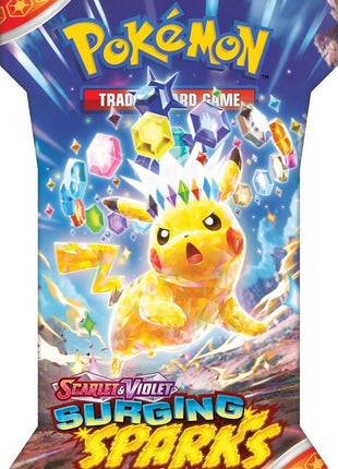 Pokemon TCG Surging Spark – Single Booster Pack – Pack Art May Vary - 10 Cards
