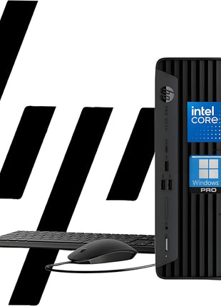 HP ProDesk 400 G9 SFF Business Desktop Computer, Intel CPU, 32GB RAM, 1TB PCle SSD, Dual 4K Display Support, USB-C, HDMl, RJ-45, Wi-Fi, Wired Keyboard & Mouse, Windows 11 Pro