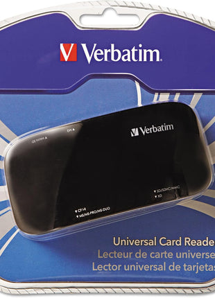 Verbatim Universal Card Reader, USB 2.0 - Black