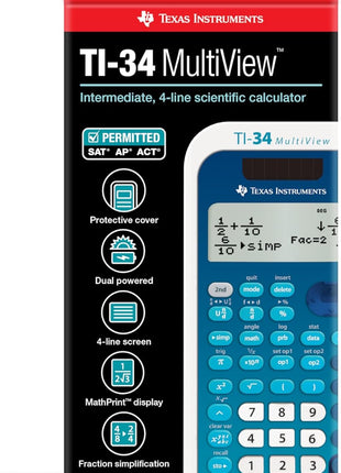 Texas Instruments TI-34 MultiView Scientific Calculator