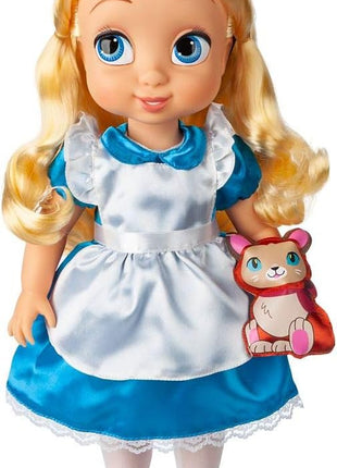 Disney Store Official Animators' Collection Alice Doll - Alice in Wonderland - Includes Soft Dinah Doll for Fans of Disney Princess Toys & Dolls - 16 Inches