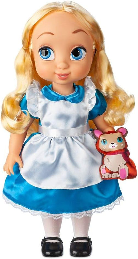Disney Store Official Animators' Collection Alice Doll - Alice in Wonderland - Includes Soft Dinah Doll for Fans of Disney Princess Toys & Dolls - 16 Inches