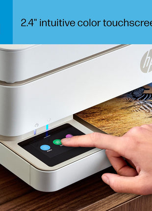 HP Envy 6555e Wireless All-in-One Color Inkjet Printer, Portobello, Print, scan, copy, Duplex printing Best-for-home, 3 month Instant Ink trial included, AI-enabled (714N5A)