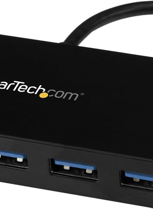 StarTech.com USB C to Ethernet Adapter - 3 Port - with Power Delivery (USB PD) - Power Pass Through Charging - USB C Adapter (US1GC303APD) Black