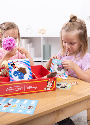 Melissa & Doug Disney Snacks & Popcorn Wooden Play Food Set – 24 Pieces | Mickey Mouse, Minnie, Wooden Toy for Boys and for Girls 3+ - FSC Certified