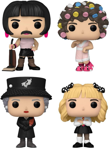 Funko POP! Rocks: Queen - Freddie Mercury - I Want to Break Free (4 Pack) | Official Merch - Collectable Vinyl Figurine for Shelf Display - Birthday Gift Idea for Fans and Collectors