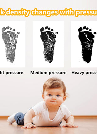 4-Pack Baby Inkless Hand and Footprint Kit Paw Nose Print Kit for Dogs Cats Pets Clean Touch Ink Pad for Baby Pets Newborn Keepsake Mess-Free Ink Pad