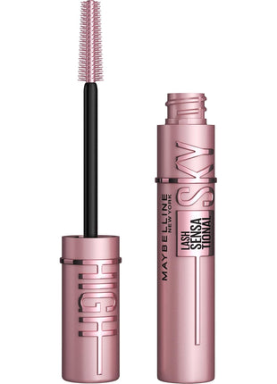 Maybelline Lash Sensational Sky High Washable Mascara Makeup, Volumizing, Lengthening, Defining, Curling, Multiplying, Buildable Formula, Blackest Black, 1 Count