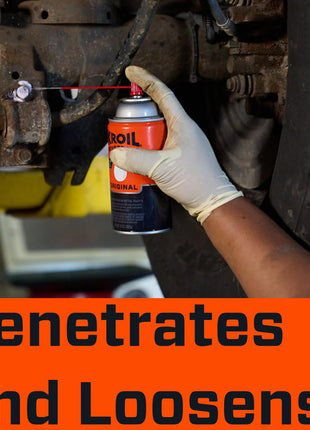Kroil Original Penetrating Oil (Aerosol Spray-16.5oz Can-Single) | Penetrant for Rusted Bolts, Metal, Hinges, Chains, Moving Parts | Rust, Corrosion Inhibitor (KS162)