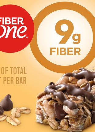Fiber One Chewy Bars, Oats and Chocolate, Fiber Snacks, Value Pack, 10 Ct, 14.1 oz