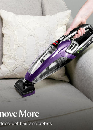 Bissell Pet Hair Eraser Cordless Hand Vacuum, Home, Auto & Pet, 2390A | Lithium Ion battery for consistent power; ideal for home, auto & upholstery pet hair pickup