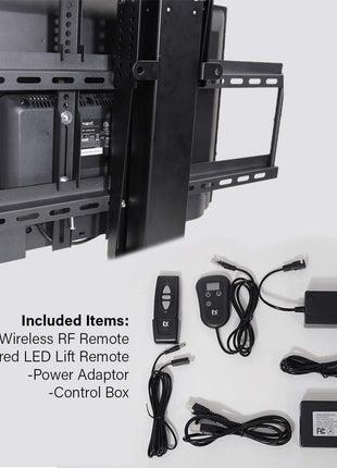 Touchstone Valueline 30003 Smart Motorized TV Lift for 26–50" TVs – Pop-Up Cabinet Mount, Alexa & Google Enabled, 5-Year Warranty, 28" Travel, 170 lb Capacity, RF & Wired Remotes