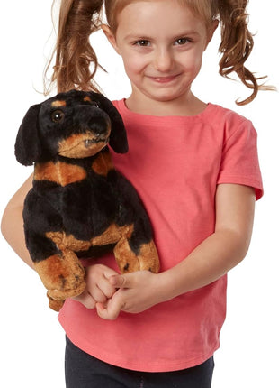 Melissa & Doug Giant Dachshund - Lifelike Stuffed Animal Dog Large