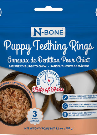 N-Bone Puppy Teething Ring Chicken Flavor (1 Pack Of 6 Rings) (113048)