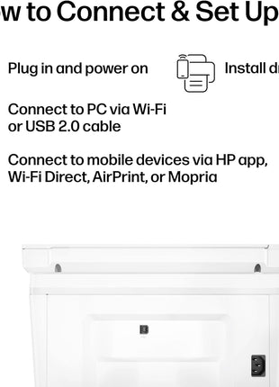HP Laserjet MFP M140w Wireless Black & White Printer, Print, scan, Copy, Fast speeds, Easy Setup, Mobile Printing, Best-for-Small Teams
