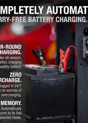 NOCO GENIUS1: 1A 6V/12V Smart Battery Charger – Automatic Maintainer, Trickle Charger & Desulfator with Overcharge Protection & Temperature Compensation – for Lead-Acid & Lithium Batteries