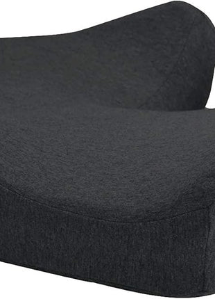 Cushion Lab Patented Pressure Relief Seat Cushion for Long Sitting Hours on Office & Home Chair - Extra-Dense Memory Foam for Soft Support. Car Pad for Hip, Tailbone, Coccyx, Sciatica - Black