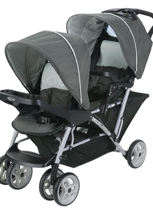 Graco® DuoGlider Double Stroller | Lightweight Double Stroller with Tandem Seating Glacier