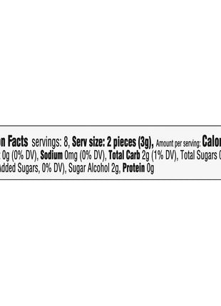 Trident White Peppermint Sugar-Free Chewing Gum, 9 Packs of 16 Pieces (144 Total Pieces)