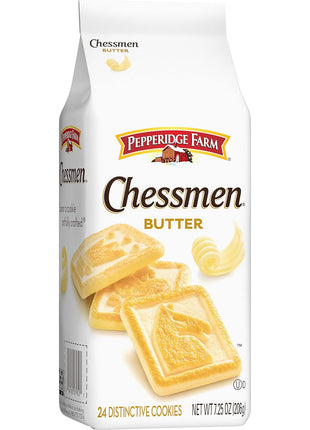 Pepperidge Farm Chessmen Butter Cookies, 7.25 oz. Bag (Packaging may vary)