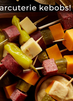 Hickory Farms Signature Beef Summer Sausage - 3 Pack | 100% Beef - Great for Charcuterie Boards | Award-Winning for Superior Taste | Gluten Free, High Protein Snack