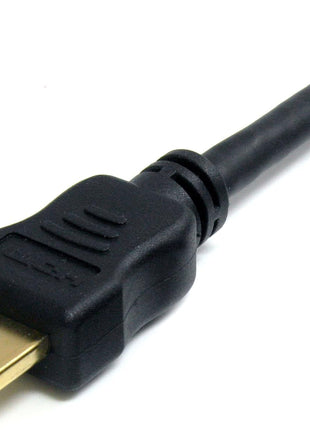 StarTech.com 6ft HDMI Cable - 4K High Speed HDMI Cable with Ethernet - 4K 30Hz UHD HDMI Cord - 10.2 Gbps Bandwidth - HDMI 1.4 Video / Display Cable M/M 28AWG - HDCP 1.4 - Black (HDMIMM6HS)