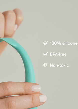 Frida Baby Diaper Cream Spatula, 100% Silicone Butt Spatula for Baby, Diaper Cream Applicator for Easy + Clean Use of Butt Paste & Diaper Rash Cream, BPA- Free, Teal
