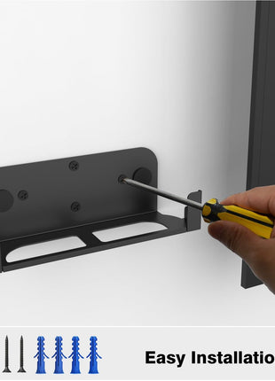 Monzlteck Wall Mount Bracket for Switch 2 Dock, Left Side TV Mount, Metal Construction, Space-Saving Design