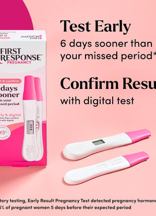 First Response Test & Confirm Pregnancy Test, unisex adult 1 Line Test and 1 Digital Test Pack