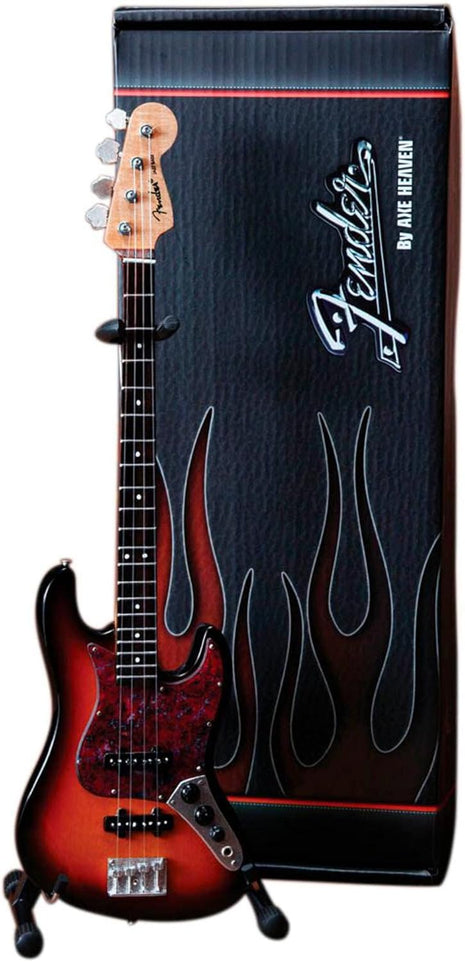 Axe Heaven FJ-002 Fender Jazz 3-Color Sunburst Miniature Bass Replica
