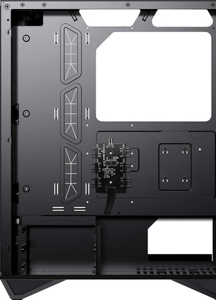 MSI MPG GUNGNIR 110R - Premium Mid-Tower Gaming PC Case - Tempered Glass Side Panel - 4 x ARGB 120mm Fans - Liquid Cooling Support up to 360mm Radiator - Two-Tone Design