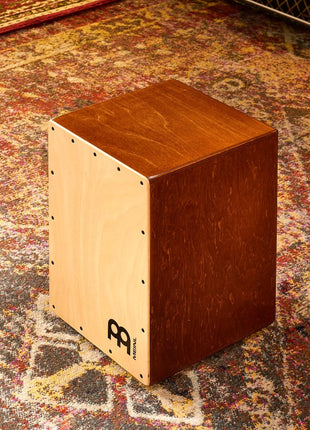 Meinl Percussion Cajon, MADE IN EUROPE — Sit-On Box Drum, Snare & Bass Tone | Baltic Birch Wood, Compact Size, Rear Sound Port, Silicone Feet — For All Skill Levels and Settings