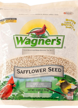 Wagner's 57075 Safflower Seed Wild Bird Food, 5 Pound (Pack of 1)