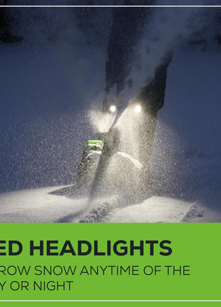 Greenworks 80V (75+ Compatible Tools) 20 inch Brushless Cordless Snow Blower, 2.0Ah Battery and Charger Included
