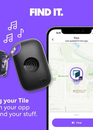 Life360 Tile Pro - Powerful Bluetooth Tracker, Key Finder and Item Locator for Keys Bags, and More. Both iOS and Android Compatible. Phone Finder. 4-Pack (Black/White)