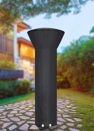 Patio Heater Covers with Zipper and Storage Bag,Waterproof,Dustproof,Wind-Resistant,Sunlight-Resistant,Snow-Resistant,Black,89'' Height x 33 inch Dome x 19 inch Base