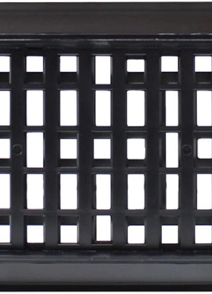 Decor Grates Metal Oriental Decorative Air Vent Cover 4x10 Floor Register ??Adjustable Control Lever ??AC Floor Vent Covers for Home Floor Vents ??Fits 4 x 10 Inch Opening ??Rubbed Bronze (AJH410-RB)
