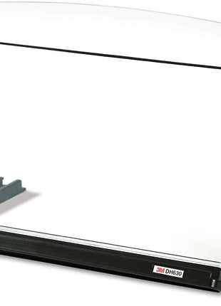 3M in-Line Adjustable Desktop Copyholder Plastic 150 Sheet Capacity Black/Clear MMMDH630