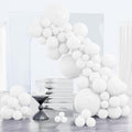 PartyWoo White Balloons 85 pcs Different Sizes Pack of 18 12 10 5 Inch Matte White Latex Balloon Arch Kit Garland for Wedding Bridal Graduation Baby Shower Birthday Party Decorations White Y13