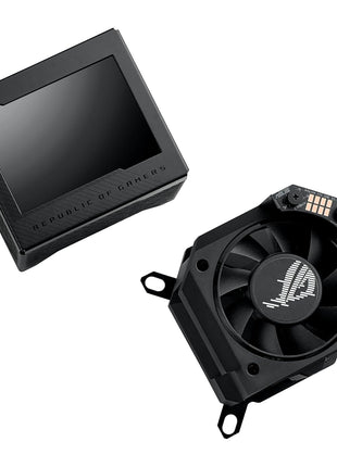 ASUS ROG RYUJIN III WB CPU Water Block-Intel LGA 1700, 1200, 115X, AMD Socket AM4, AM5 Asetek Copper Cold Plate Black, 178 Micro-Cooling, 3.5" Full Color LCD Display, Embedded VRM Fan, 3 Year Warranty